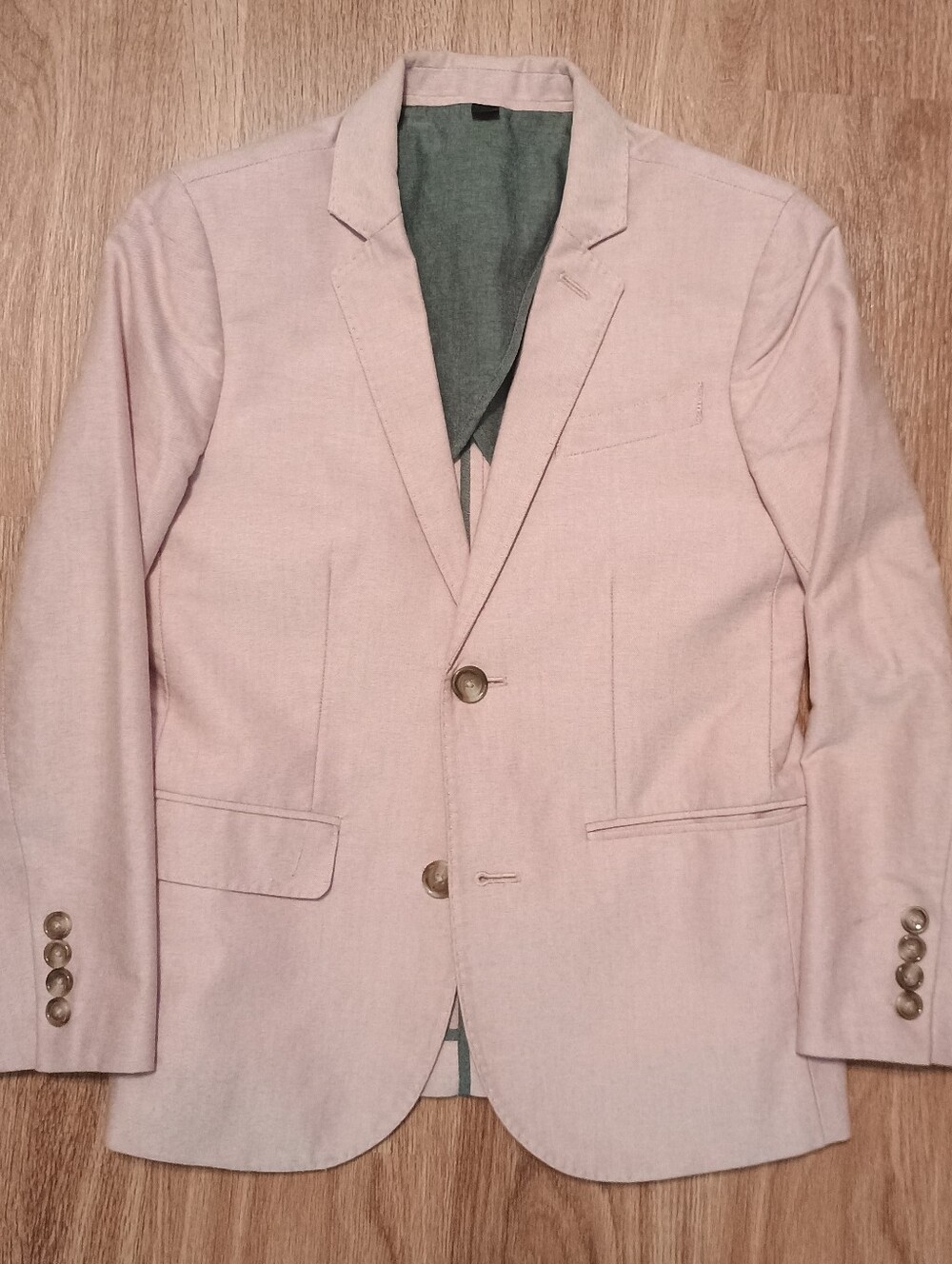 Boy's Crewcuts-Ludlow Light Salmon Blazer - Classic Two-Button Suit Jacket